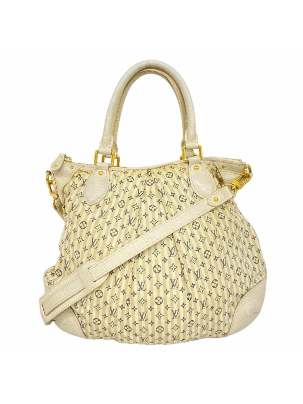 Louis Vuitton Handbag Monogram Mini Lan Marina PM Croisette Blue 2-Way Bag